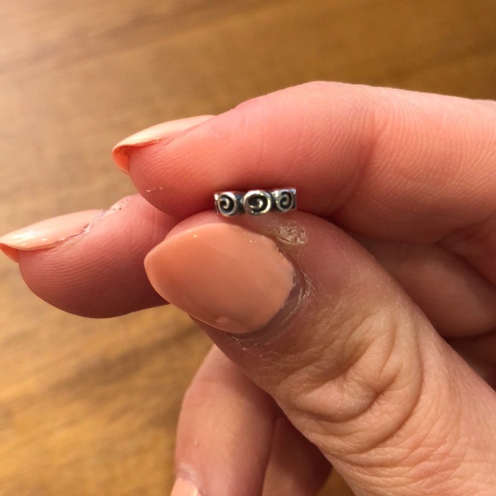 Pandora Swirl or Rose Spacer (2 AVAILABLE)